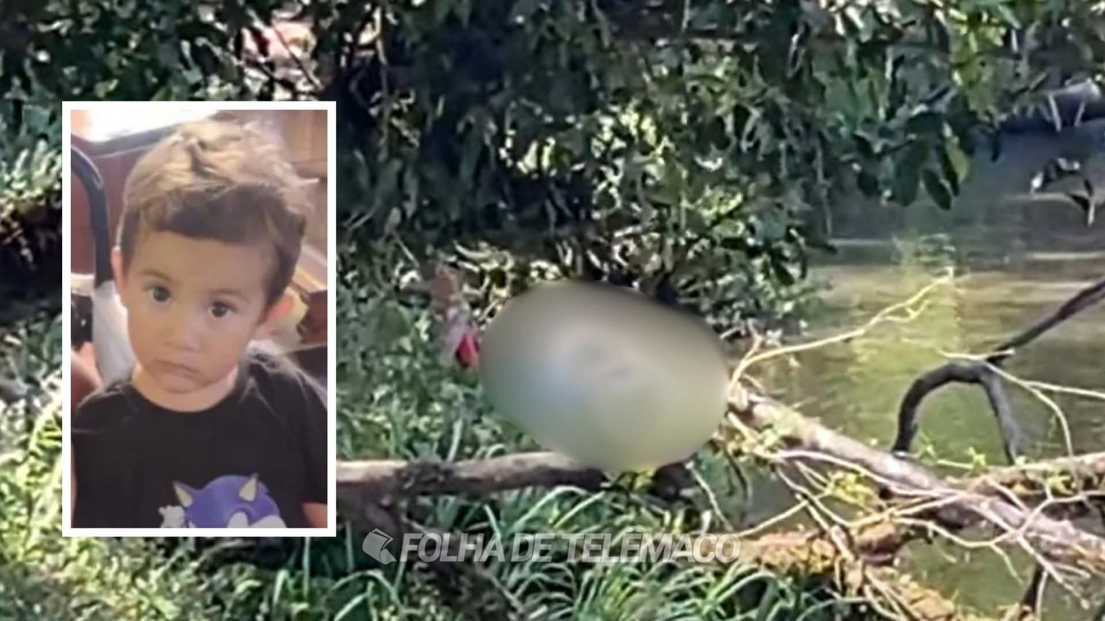 Corpo de menino de dois anos desaparecido é localizado às margens do Rio Tibagi, no Paraná