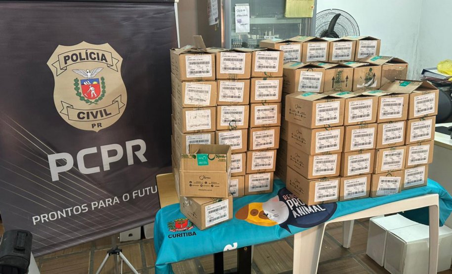 PCPR e PMPR transformam apreensão em benefício: cetamina é doada para tratamento de animais em Curitiba