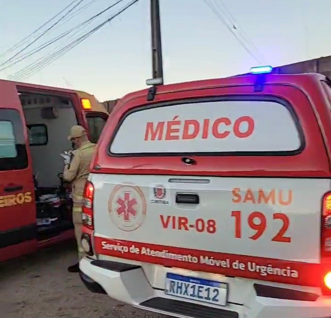 Homem é atropelado por trem no Cajuru e sobrevive com ferimentos